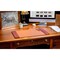 Dacasso Mocha Leather 22" x 14" Side-Rail Desk Pad PR-3028 - alternate 6